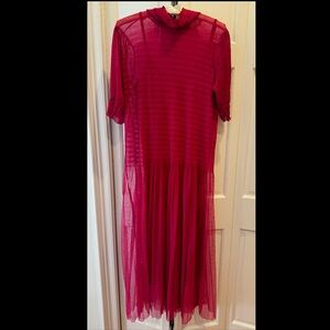 Zara Semi-Sheer Dress